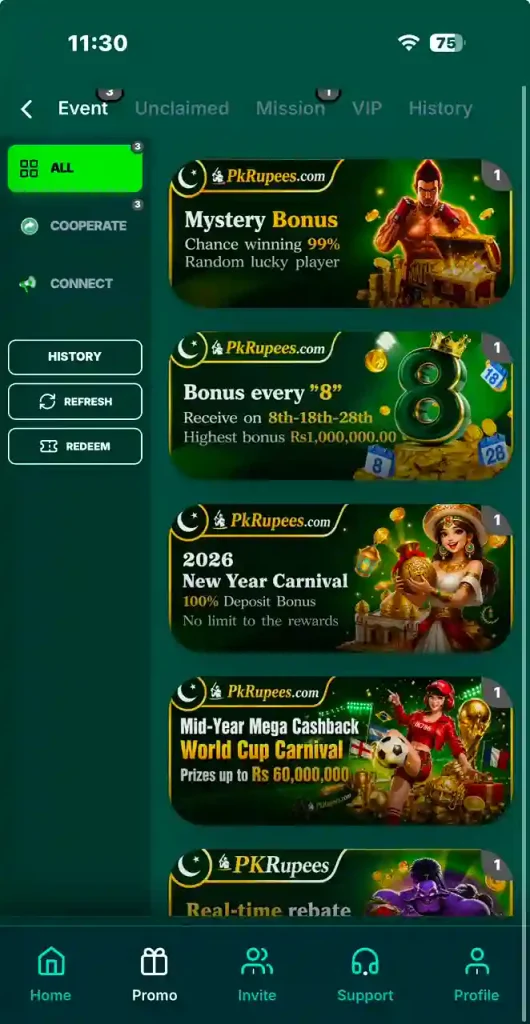 pk rupees game